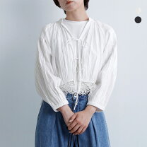 ヌキテパ 未使用・タグ付き 総カットワークレース ヘムラ バックリボン 