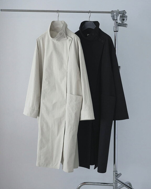 楽天市場】anuke アンヌーク スタンドカラー ロングコート Standcollar 