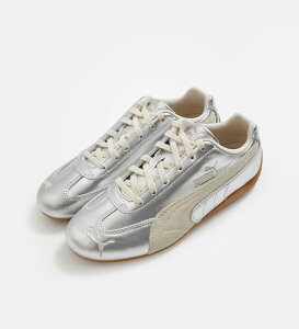 PUMA �v�[�} �X�s�[�h�L���b�g �V���o�[ �X�j�[�J�[ SPEEDCAT SILVER WNS 406881 ���f�B�[�X 2026ss�V�� �t�āy�T�C�Y�������񖳗��z�y�N�[�|���Ώہz