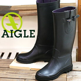 【ポイント10倍】【2023年春夏再入荷】【国内正規品】 AIGLE AIGLENTINE 2 NOIR ZZF8880 009 エーグル エイグランティーヌ2 ブラック レインブーツ ロング レディース