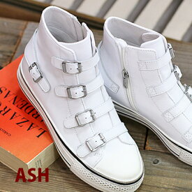 【日本正規取扱店】ASH Virgin White アッシュ ヴァージン レザー スニーカー ホワイト 靴 レディース