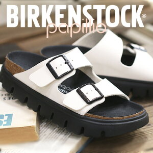 【ナロー】【2025年春夏新作】【国内正規品】 BIRKENSTOCK Papillio ARIZONA BF CHUNKY Eggshell/Black(1029119)ビルケンシュトック パピリオ アリゾナ チャンキー エッグシェル ホワイト ブラック 厚底 サンダ
