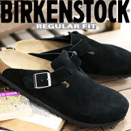 【レギュラー】【ポイント10倍】【マルチ防水スプレー(60ml)のオマケ付】 BIRKENSTOCK Boston BS Black (…
