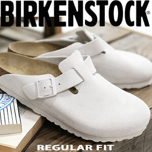 yM[zyXg40C`̂݁zyKizBIRKENSTOCK Boston BS Modern Suede Antique White(1024731) rPVgbN {Xg ~N XG[h U[
