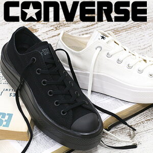 y2025Ntčēׁzy{K戵Xz CONVERSE ALL STAR LIGHT PLTS II OX (BLACK MONOCHROME) (WHITE)Ro[X I[X^[ Cg PLTS 2 [Jbg ubNmN[ zCg fB[X Xj[