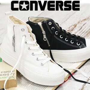 y2024NH~Vz CONVERSE ALL STAR R LIFTED Z HI WHITE BLACKbr>Ro[X I[X^[ R tebh Wbv nC Y fB[X Xj[J[ zCg ubN