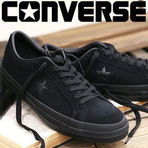 y{K戵XzCONVERSE ONE STAR SUEDE BLACK MONOCHROME Ro[X X^[ XG[h ubNmN[ Y fB[X [Jbg Xj[J[