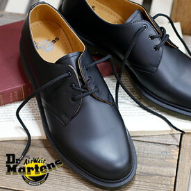 【国内正規品】Dr.Martens 1461 PW BLACK 10078001ドクターマーチン 3ホールシューズ ブラック/プレーンウェルトメンズ レディース ステッチ無し
