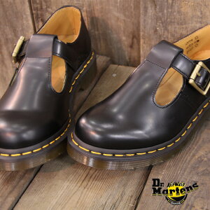 �y�������K�i�zDr.Martens CORE POLLEY T-BAR 14852001 BLACK �h�N�^�[�}�[�`���R�A �|�[���[ T�X�g���b�v�V���[�Y �u���b�N �C�G���[�X�e�b�`