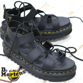 【2024年春夏入荷】【国内正規品】 Dr.Martens NARTILLA BLACK 24641001ドクターマーチン ナルティラ レースアップ サンダル レディース