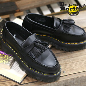 y2024NH~ēׁzyKiz Dr.Martens ADRIAN QUAD LOAFER BLACK 27989001 hN^[}[` GChA ꃍ[t@[ ^bZ ubN CG[Xeb`Y fB[X C