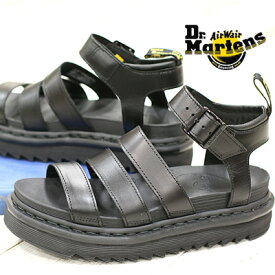 【2024年春夏再入荷】【国内正規品】 Dr.Martens BLAIRE 24191001 ドクターマーチン サンダル レディース メンズ ブラック 【マーチン 正規品 3ホール に並ぶ人気シリーズ】