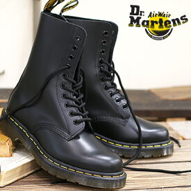 【2023年秋冬再入荷】 Dr.Martens 1490 10 ホール ブーツ STANDARD FIT BLACK 11857001 ドクターマーチン 10ホール ブーツ マーチン メンズ レディース