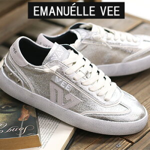 y2025NH~Vzy {K戵X z EMANUELLE VEE JEWELRY LEATHER SHOES(SILVER)G}jG B[ Vo[^bN X^bY U[Xj[J[ zCg u[ fB[X