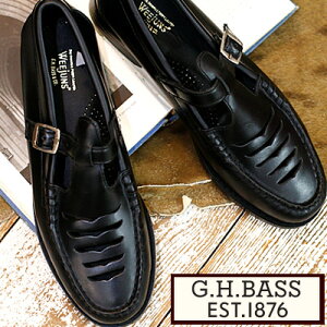 y2023NtĐVzy{K戵XzG.H.BASS MARY JANE BA41006 BLACK LEATHERW[GC`oX ubN U[ TXgbv [t@[ fB[X