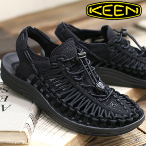 【レディース】【2025年春夏再入荷】 KEEN UNEEK 1014099(BLACK/BLACK) キーン ユニーク サンダル