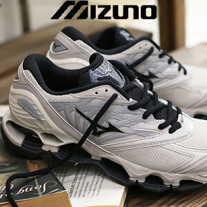 y2025NtčēׁzMIZUNO WAVE PROPHECY LS D1GA3337 (03:LIGHT GRAY×BLACK)~Ym EG[uvtFV[LS CgO[ ubN