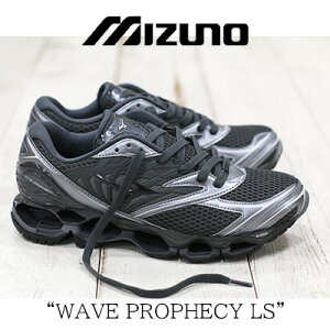 y2025NH~ēׁzMIZUNO WAVE PROPHECY LS D1GA2511 (03 BLACK/BLACK/METALLIC GRAY)~Ym EG[uvtFV[LS ubN ubN ^bNO[