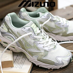 yXg26.0cm̂݁zy2024NH~VzMIZUNO WAVE RIDER 10 D1GA2431 (06 OFF WHITE/LIGHT GREEN/SILVER)~Ym EG[uC_[ 10 ItzCg/CgO[/Vo[