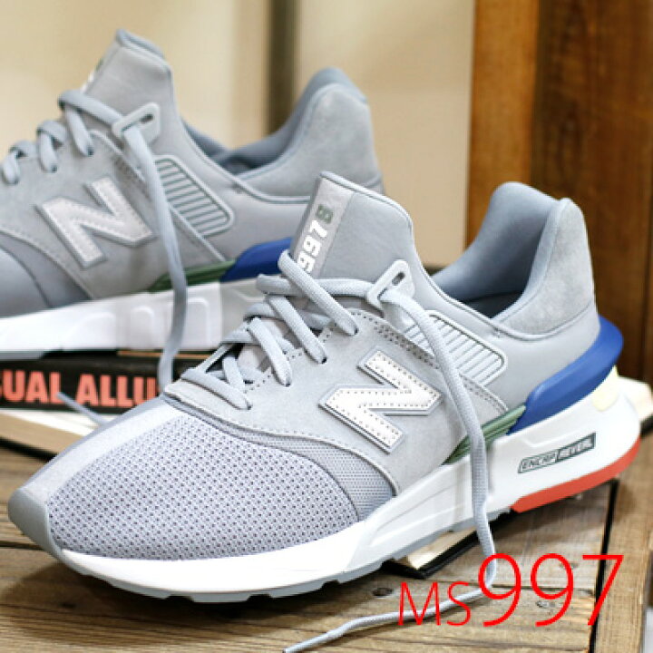 楽天市場 日本正規取扱店 New Balance Ms997 Xta Sttel グレー ニューバランス メンズ レディース 996 好きにもおすすめ オマケ Des Shoes And Bag