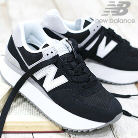 【2024年春夏新作】【日本正規取扱店】 new balance WL574ZSA (BLACK) ニューバランス 574 レディース スニーカー ブラック