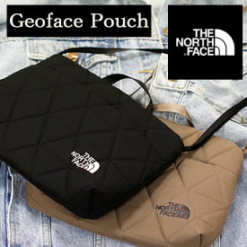 【2024年春夏再入荷】【国内正規品】【クロネコゆうパケット発送】 THE NORTH FACE Geoface Pouch NM32356 ジオフェイス ポーチ ブラック(K) ウォルナット(WT)ショルダー バッグ メンズ レディース