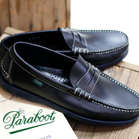 【ポイント5倍】【2023年春夏再入荷】【日本正規取扱店】 Paraboot CORAUX LIS MARINE ネイビー 093606 パラブーツ コロー ローファー デッキシューズ