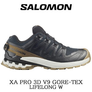 �y���f�B�[�X�z�y2026�N�t�ĐV��zSALOMON XA PRO 3D V9 GORE-TEX LIFELONG W (Black / Coyote Brown / Vanilla Ice)�T������ �g���C�� �����j���O�V���[�Y L479997 GORE-TEX �h�� �u���b�N �u���E��