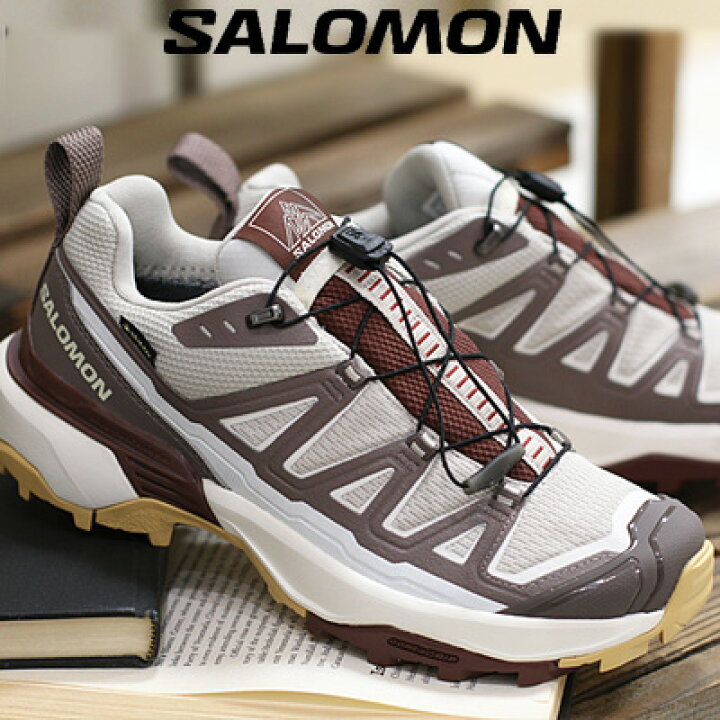 SALOMON X Ultra トレイルランニングシューズ ベージュ 物足りな 24.0