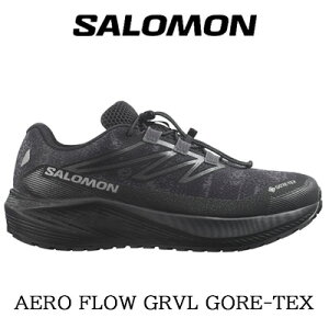 �y�����Y�z�y2026�N�t�ĐV��zSALOMON AERO FLOW GRVL GTX (Asphalt / Black / Cloudburst)�T������ �G�A�� �t���[ �O���x�� �g���C�� �����j���O�V���[�Y GORE-TEX �h�� L492565