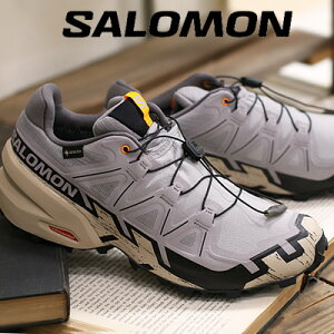 yYzy2025NH~ēׁzSALOMON SPEEDCROSS 6 GORE-TEX(Gull / White Pepper / Black)T Xs[hNX 6 SAebNX O[ gC jOV[Y h L478534
