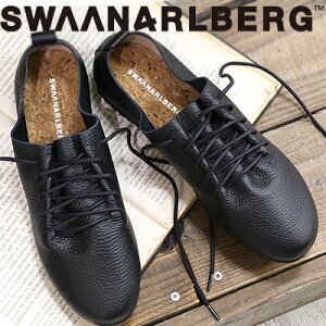 �y ���f�B�[�X�z�yMADE IN JAPAN�z�y�ʒ��zSWAAN4RLBERG Lace Up Shoes ALL BLACK�X�����A���o�[�O ���[�X�A�b�v ���U�[ �X�j�[�J�[ �I�[���u���b�N