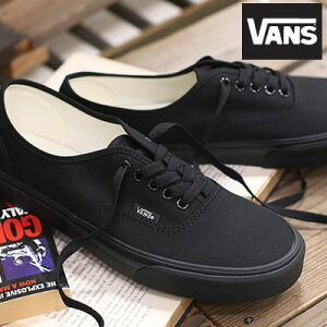y2025NH~ēׁzyԁzVANS AUTHENTIC BLACK/BLACKoY I[ZeBbN Xj[J[ ubN/ubNVN000EE3BKA