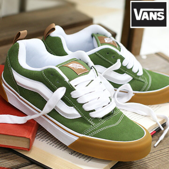 楽天市場】【2024年秋冬新作】VANS Knu Skool Gum Bumper Pestoバンズ  