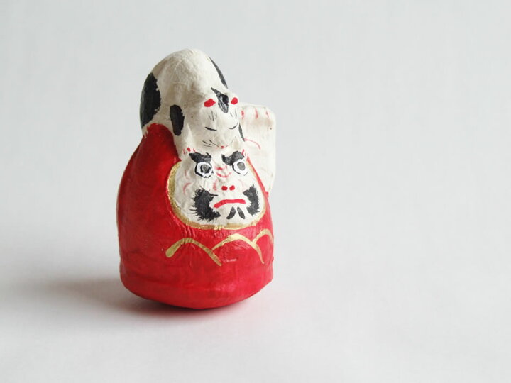 楽天市場 郷土玩具 民藝 岩手県 六原張子 さわはん工房 招きだるま おまめ