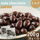 ナッツチョコ ナッツ専門店のナッツ使用！ ミルクチョコ使用 ヘーゼルナッツ アーモンド チョコミックス ナッツ 小分…