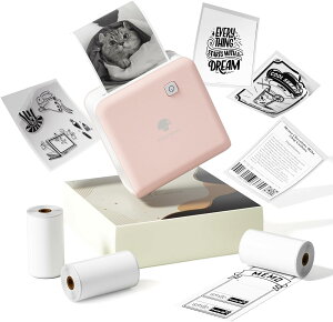 [r[T] ~jv^[ Phomemo T02 xC^[ X}zΉ oCv^[  ʐ^ ^ ^ T[}v^[ sNx50mmpZbg 203dpi iPhone/iPad/androidΉ R