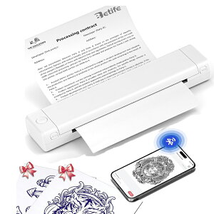 [���r���[���T] �X�}�z�v�����^�[ Phomemo M832 A4 ���M ���o�C���v�����^�[ �ƒ�p Bluetooth�T�[�}���v�����^�[ �|�[�^�u���v�����^�[ 53mm/80mm/110mm/A4 �X�}�z�ƃp�\�R���ڑ�OK ���s �I�t�B�X �ƒ� 