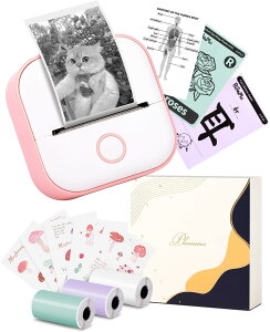 [r[T] Phomemo T02 xC^[ ƒp ~jv^[ X}zΉ oCv^[  ʐ^ ^ ^ T[}v^[ x50mmp 203dpi iPhone/iPad/androidΉ RpN