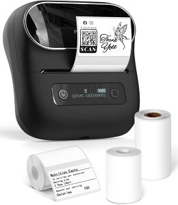[���r���[���T] ���x���v�����^�[ Phomemo M220 �Ɩ��p �ƒ�p 20�`80mm�� �X�}�z�EPC�Ή� ���M���x�����C�^�[ ���� �V�[���v�����^�[ �T�[�}���v�����^�[ �H�i�\�� �A����� �X�ֈ��� �I�t�B�X ��
