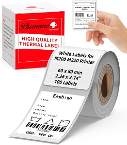 (2)Phomemo M200 M220 Ή xV[ M[ 60mm x 80mm x 100/ n }bg(菑OK)  p S ϐ ϖ ϖC x X}z xv^[Hi\/lD/[/