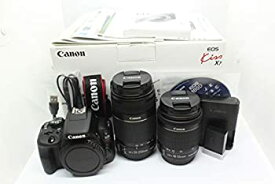 【中古】Canon デジタル一眼レフカメラ EOS Kiss X7 ダブルズームキット EF-S18-55mm/EF-S55-250mm付属 KISSX7-WKIT