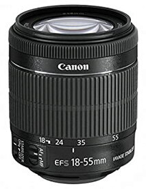 【中古】（非常に良い）Canon 標準ズームレンズ EF-S18-55mm F3.5-5.6 IS STM APS-C対応