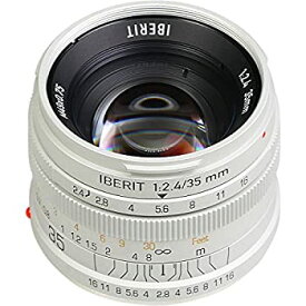 【中古】（非常に良い）KIPON 単焦点レンズ IBERIT (イベリット)?35mm f / 2.4レンズfor LEICA ライカMマウント Frosted Silver(つや消し シルバー)