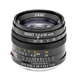 【中古】（非常に良い）KIPON 単焦点レンズ IBERIT (イベリット) 35mm f / 2.4レンズfor Sony Eマウント Frosted Black(つや消し ブラック)