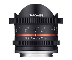 【中古】SAMYANG 動画用単焦点魚眼レンズ VDSLR 8mm T3.1 II フジフイルム X用 APS-C用