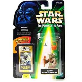 【中古】（非常に良い）Star Wars: Power of the Force Flashback Yoda Action Figure