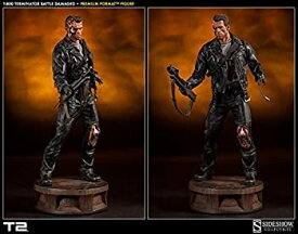 【中古】（非常に良い）Sideshow T-800 Terminator Battle Damaged Premium Format Figure Statue