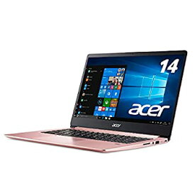 【中古】Acer ノートパソコン Swift 1 SF114-32-N14Q/P (Celeron/4GB/128GB SSD/ドライブなし/14.0型/Windows 10/サクラピンク)