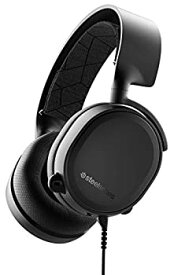 【中古】（国内正規品）密閉型 ゲーミングヘッドセット SteelSeries Arctis 3 Black (2019 Edition) 61503